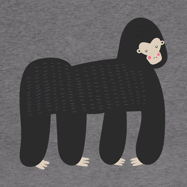 Naive Gorilla by JunkyDotCom